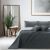 DecoKing Alhambra dark grey bedspread in styled bedroom