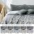 DecoKing Alhambra grey patterned bedspread 200x220 cm with lighting examples