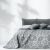 Elegant DecoKing ALHAMBRA grey patterned bedspread