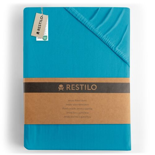 Prehoz na posteľ AMBER blue jersey 200-220x200 DecoKing 141391234