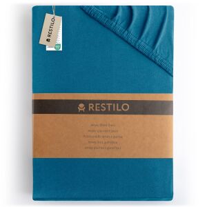 Narzuta na łóżko AMBER kolor niebieski styl klasyczny tkanina jersey 140-160x200 DecoKing 141390907 - Pościel