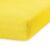 Close-up of yellow AmeliaHome Ruby fitted terry sheet