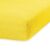 Close-up of yellow AmeliaHome Ruby fitted terry sheet