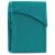 Folded AmeliaHome Ruby turquoise fitted sheet