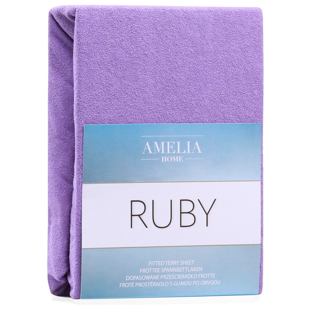 Lepedő RUBY lila frottír 180-200x200 AmeliaHome