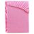 Pink fitted terry sheet, 200x220 cm, elasticated edges