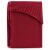 Close-up of AmeliaHome Ruby burgundy fitted sheet