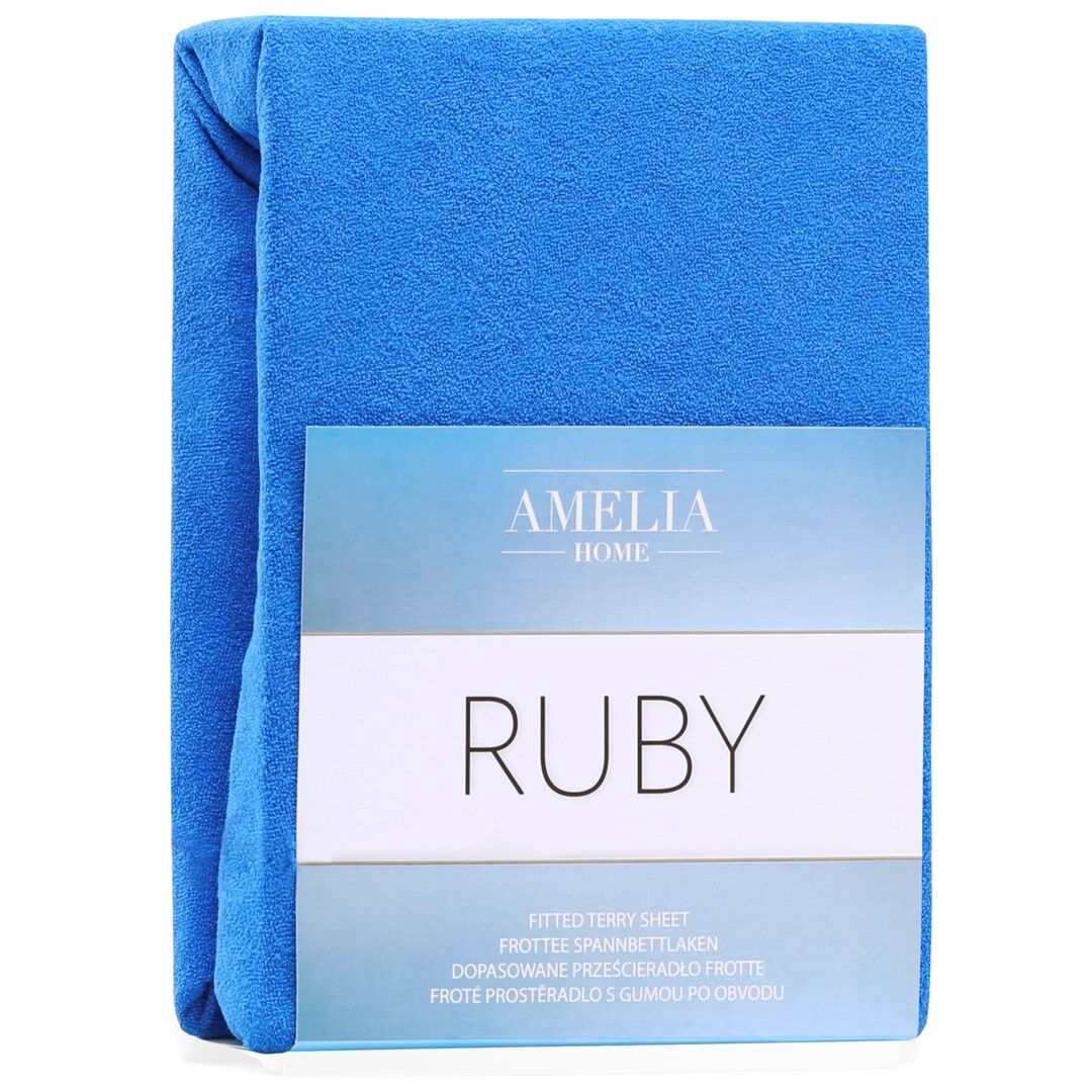 Lepedő RUBY kék frottír 200-220x200 AmeliaHome