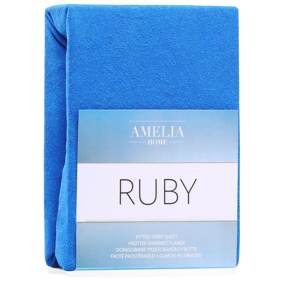 Lepedő RUBY kék frottír 160-180x200 AmeliaHome