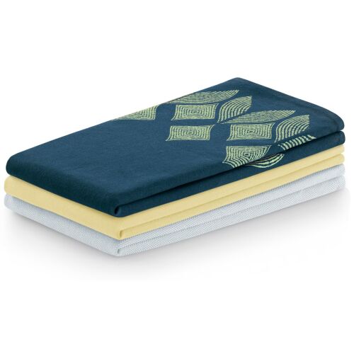 Kuchynské šaty LETTY farba žltá tlačený vzor moderný štýl klasický 50x70 ameliahome