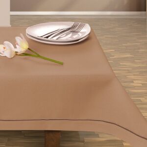 Beige Decor Tephani tablecloth with classic design, 40x140 cm - Interior design