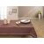 Decor Tephani brown square tablecloth, classic style table setting