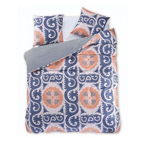 DecoKing DIAMOND graphite grey bedding set 200x200 with classic Moroccan print