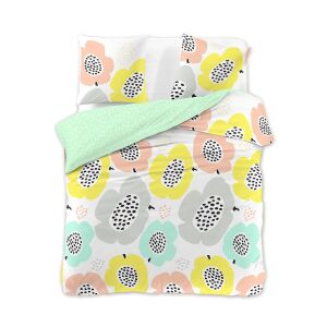 DecoKing Ducato mintgrüne florale Bettwäschegarnitur 230x220 cm - Bettwäsche