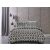 DecoKing Hypnosis white and gray bedding set with geometric design