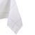 Close-up of AmeliaHome Antony white tablecloth corner