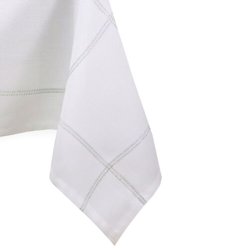 Față de masă ANTONY culoare alb simplu model clasic 140x180 ameliahome 111451458