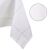Tablecloth ANTONY colour white plain pattern classic 140x180 ameliahome 111451458
