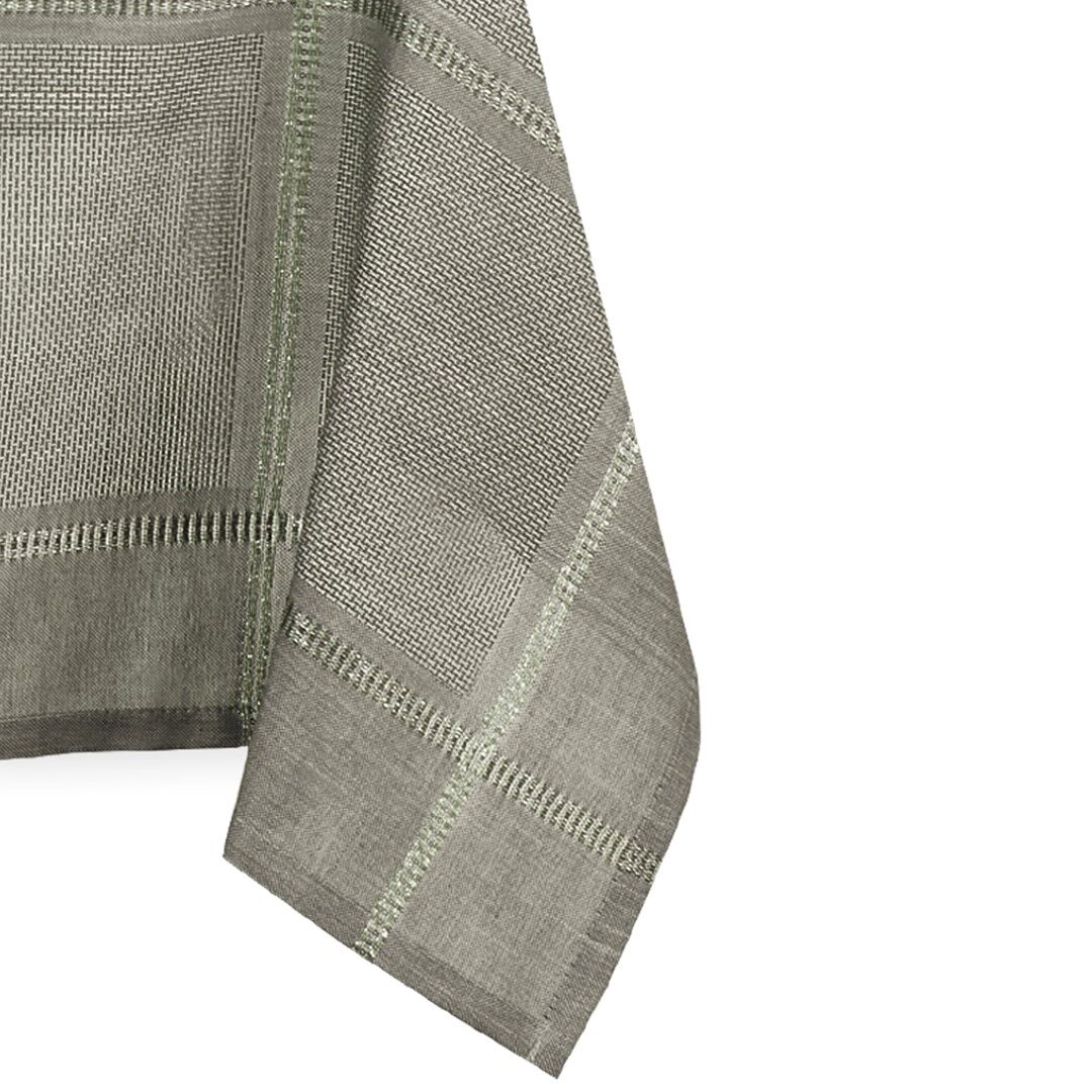 Asztalterítő LAVAL olajzöld sima motívum klasszikus 140x240 ameliahome