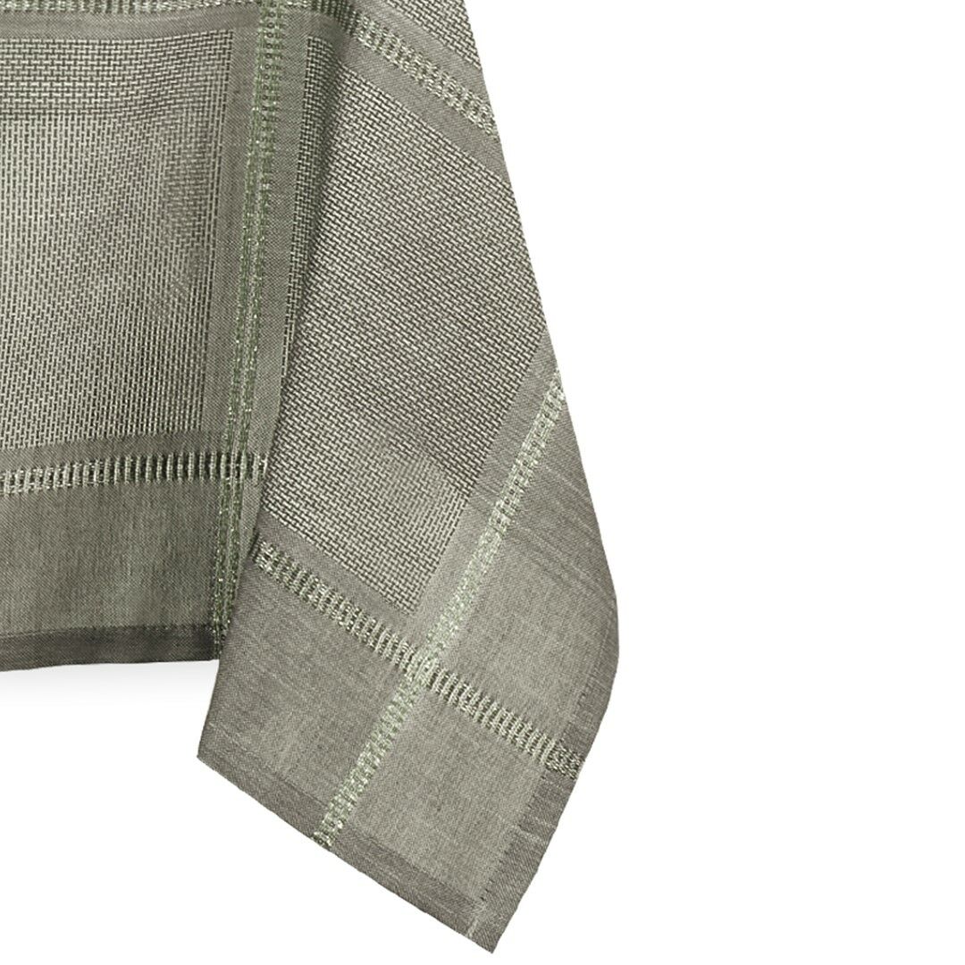 Asztalterítő LAVAL olajzöld sima motívum klasszikus 140x300 ameliahome