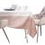 AmeliaHome Lille rose tablecloth on a table setting