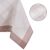 AmeliaHome Milluza cream tablecloth with metallic pattern, detail