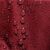 Close-up of water-resistant AmeliaHome GAIA burgundy embossed tablecloth