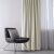 AmeliaHome Cream Blackout Curtain in Modern Room Setting
