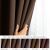AmeliaHome brown blackout curtain color variations under different lighting