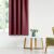 AmeliaHome Red Blackout Curtain in Living Room