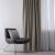 AmeliaHome Beige Blackout Curtain in Room Setting