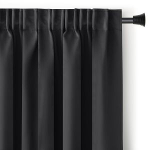 AmeliaHome Perdea Blackout - Draperie Neagră Opacă - AmeliaHome