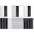Blackout curtain BLACKOUT graphite grey strip blackout 140x270 AmeliaHome 144362235
