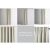 AmeliaHome Cream Blackout Curtain Different Tape Usage