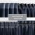 AmeliaHome indigo blackout curtain with wave tape hanging options