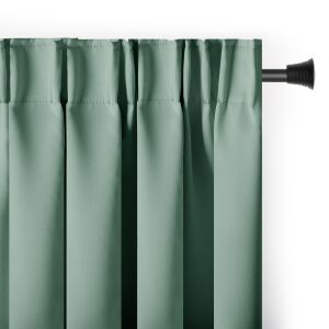 AmeliaHome Blackout Curtain - Mint Green - Curtain