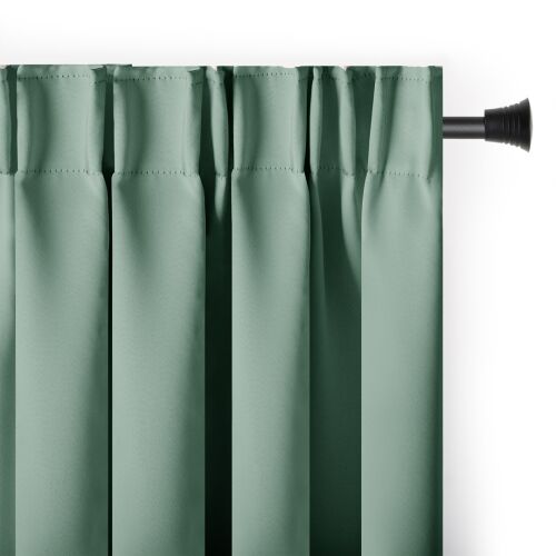 AmeliaHome Blackout Curtain - Mint Green