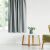 AmeliaHome Grey Blackout Curtain in Living Room Setting