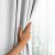 AmeliaHome White Blackout Curtain Sheerness Test