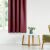 AmeliaHome red blackout curtain in room setting