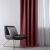 AmeliaHome red blackout curtain in living room setting