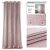 AmeliaHome Caspe rose gold blackout curtain with silver print, product details