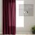 AmeliaHome Velvet red blackout curtain with 77% room darkening infographic
