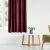 AmeliaHome Velvet red blackout curtain in a living room setting