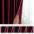AmeliaHome Velvet red blackout curtain with light filtering demonstration