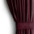 Detail závesu AmeliaHome Velvet červený zatemňovací záves