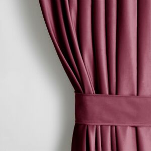 AmeliaHome Sötétítő függöny, bársony, bordó, 140x270 cm - AmeliaHome