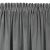 Close-up of VILA graphite grey velvet blackout curtain with dragon tape