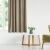VILA beige blackout curtain in a bright room