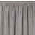 Близък план на сива кадифена затъмняваща завеса Vila с джоб за пръчка, 135x270 см